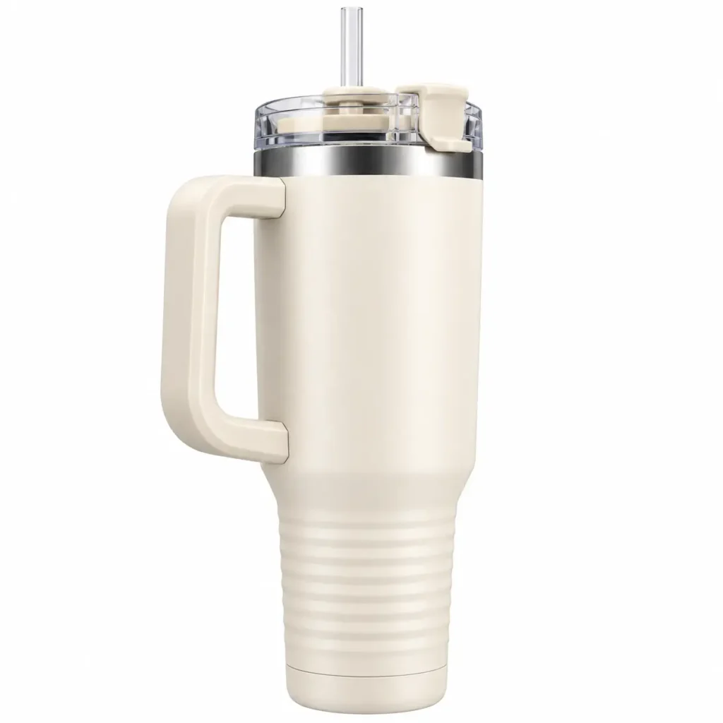 Tovio Insulated Stainless Steel Tumbler with Straw2